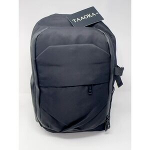 NEW TAAOKA Camera Sling Bag Waterproof CASE BAG Lightweight Padded Black Pockets